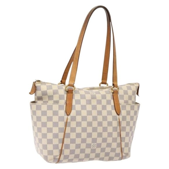 LOUIS VUITTON Damier Azur Totally PM Tote Bag N51261 LV Auth 139188 - Picture 2 of 16